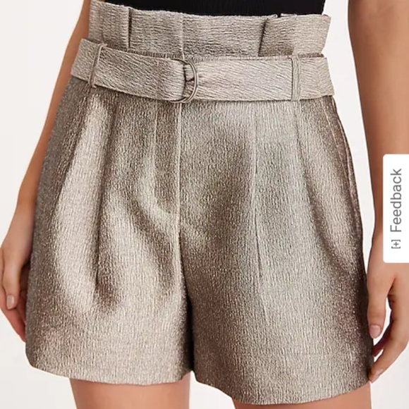 Express Metallic paper bag shorts - Picture 6 of 7